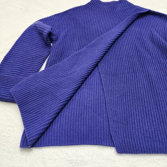Athleta Azalea Cashmere Sweater Purple Small - Picture 7 of 10